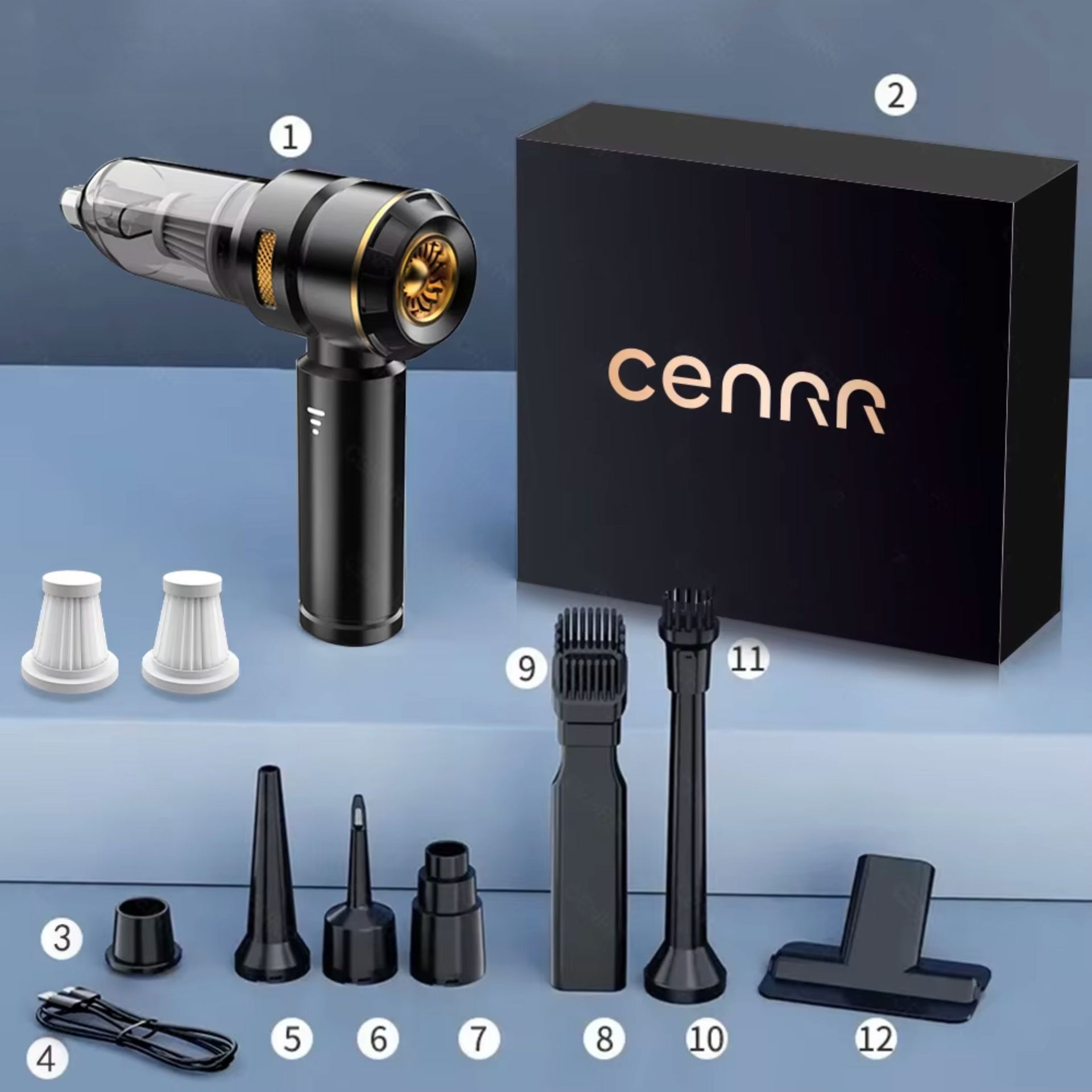 Aspirateur de voiture portable