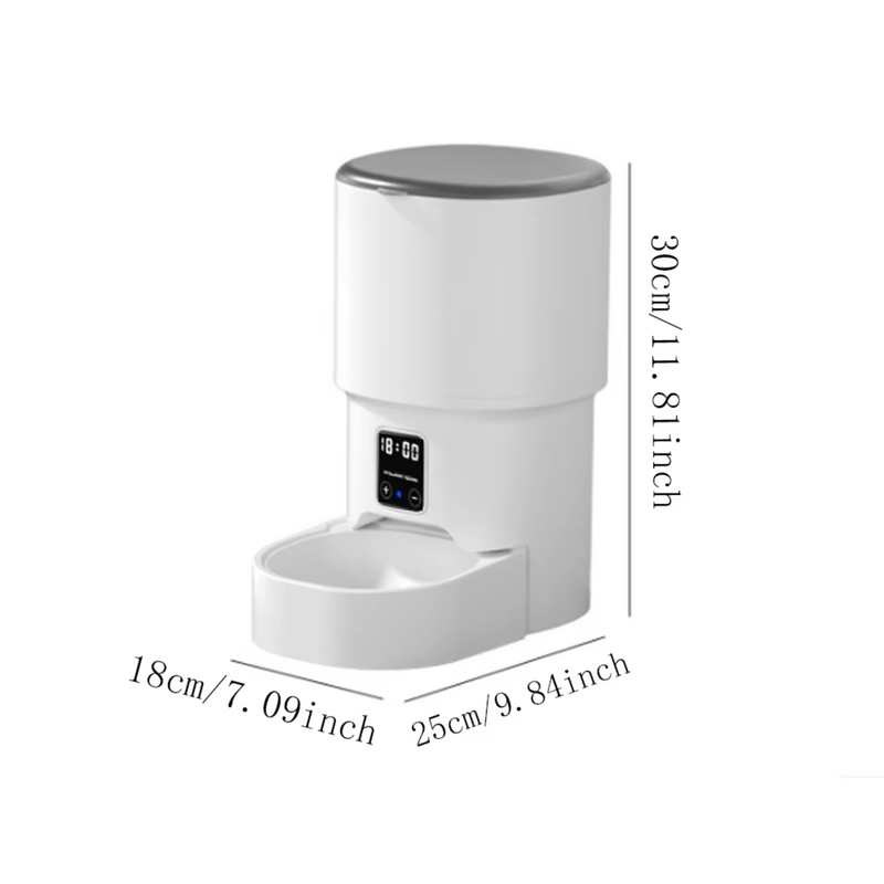 Distributeur de croquettes automatique pour chat/chien 4L avec contrôle à distance-6