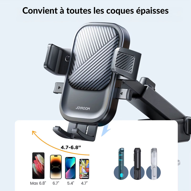 Support téléphone à fixation ventouse-6