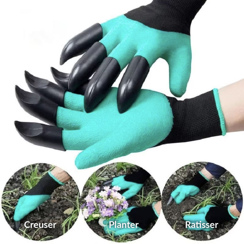 Gants de jardinage avec griffes-7
